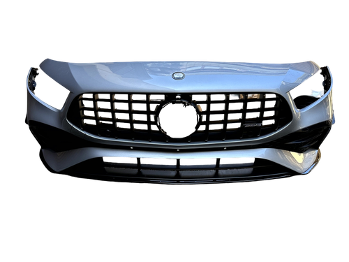 Mercedes A Klasse 35 AMG Facelift Stoßstange vorne Hightech Silber  A1778801906