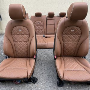 Mercedes  C-Klasse 205 Designo Ledersitze Garnitur in braun