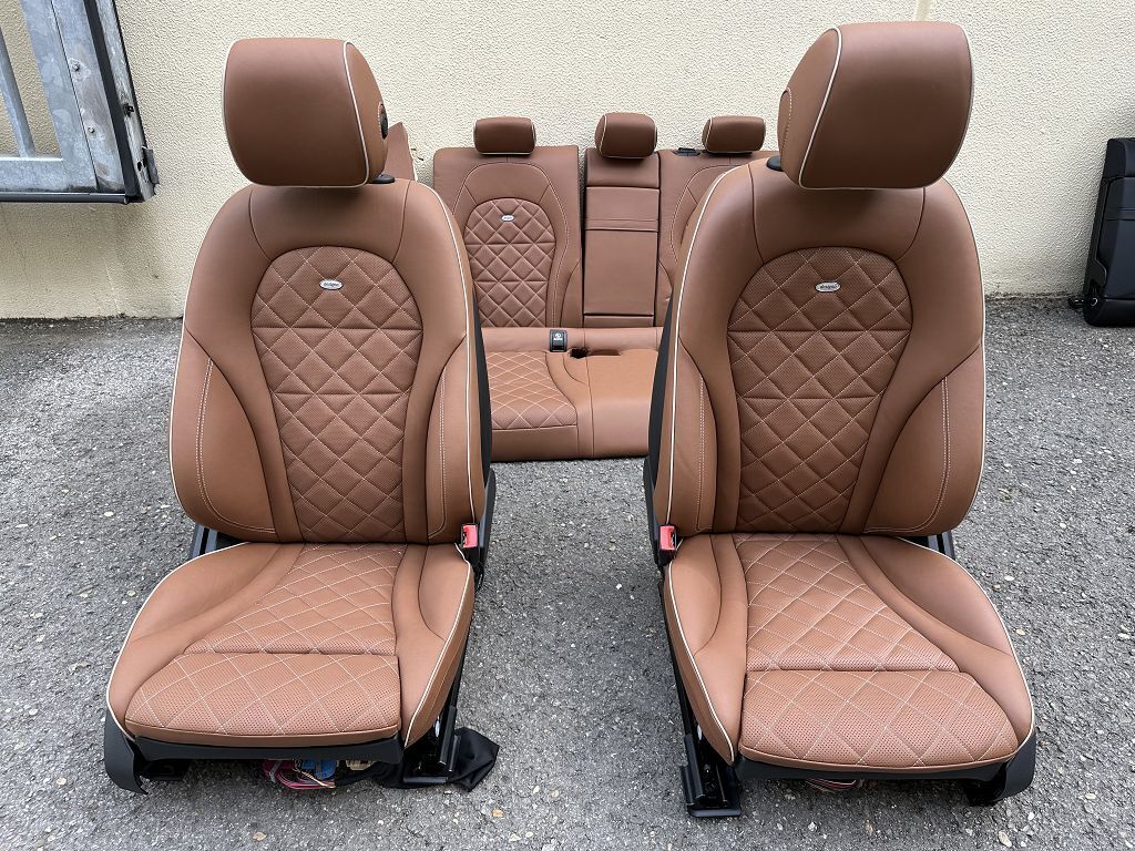 Mercedes  C-Klasse 205 Designo Ledersitze Garnitur in braun