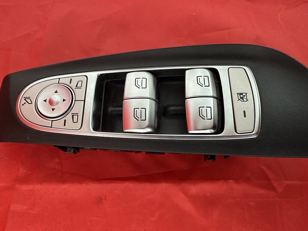 A2139054803 Mercedes E 213 CLS 257 GT 290 Schalter Fensterheber Fahrer schwarz – Bild 3