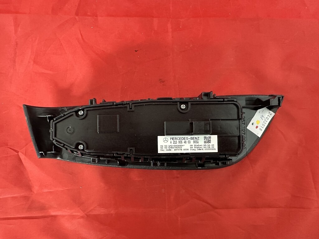 A2139054803 Mercedes E 213 CLS 257 GT 290 Schalter Fensterheber Fahrer schwarz – Bild 5