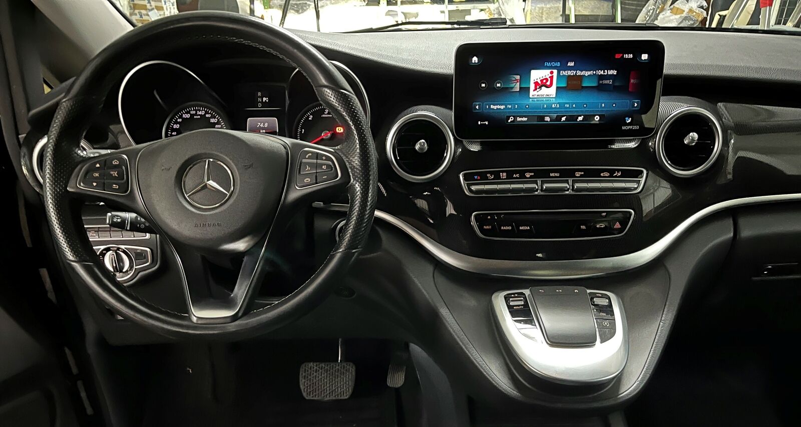 Mercedes V-Klasse 447 vormopf MBUX Nachrüstung