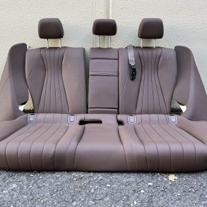 Mercedes E-Klasse W213 Limo Rücksitzbank Lehne hinten Sitze Leder Nappa braun