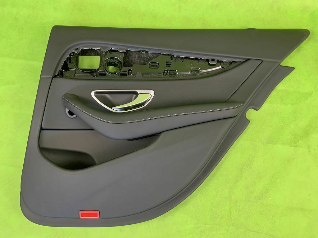 Mercedes E-Klasse W213 Türverkleidung hinten rechts Leder schwarz einfache Naht