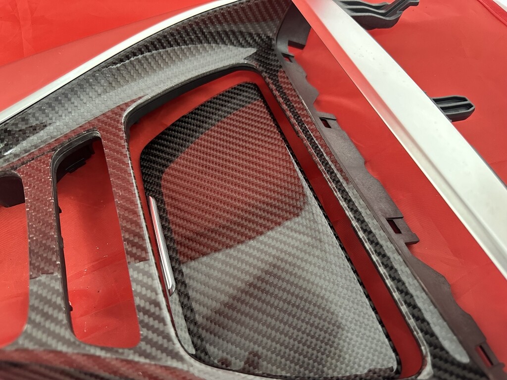 A2906807200 Mercedes AMG GT 290 Abdeckung Mittelkonsole Carbon Zierleiste – Bild 7