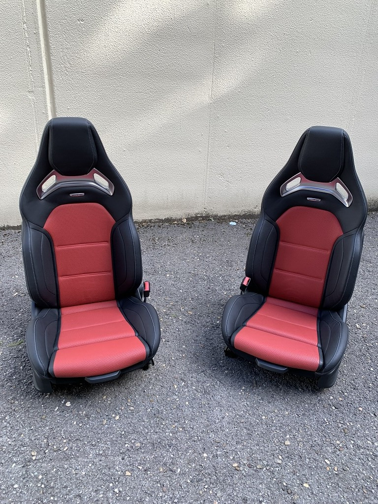 Original Mercedes CLA 118 A-Klasse 177 Performance Schalen Sitze schwarz rot
