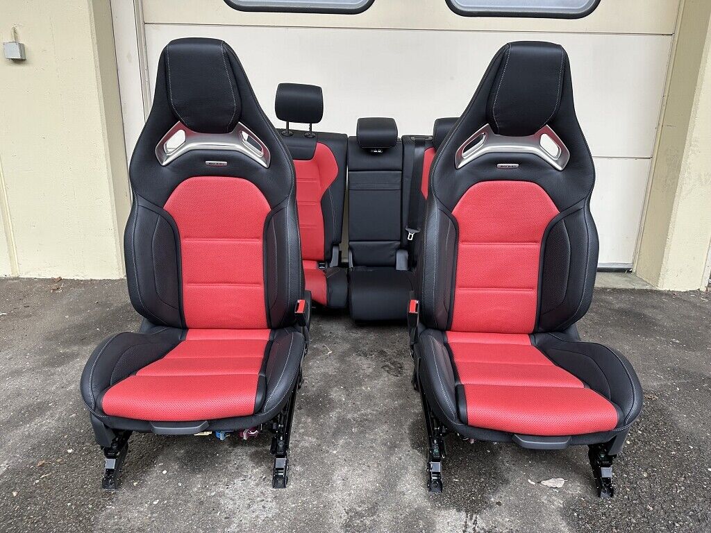 Mercedes GLB 247 Performance Schalen Sitze Leder rot Memory