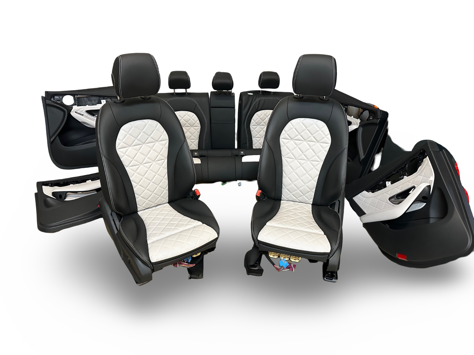 Mercedes GLC 253 Suv Designo Innenausstattung Sitze Leder schwarz Beige Memory – Bild 3