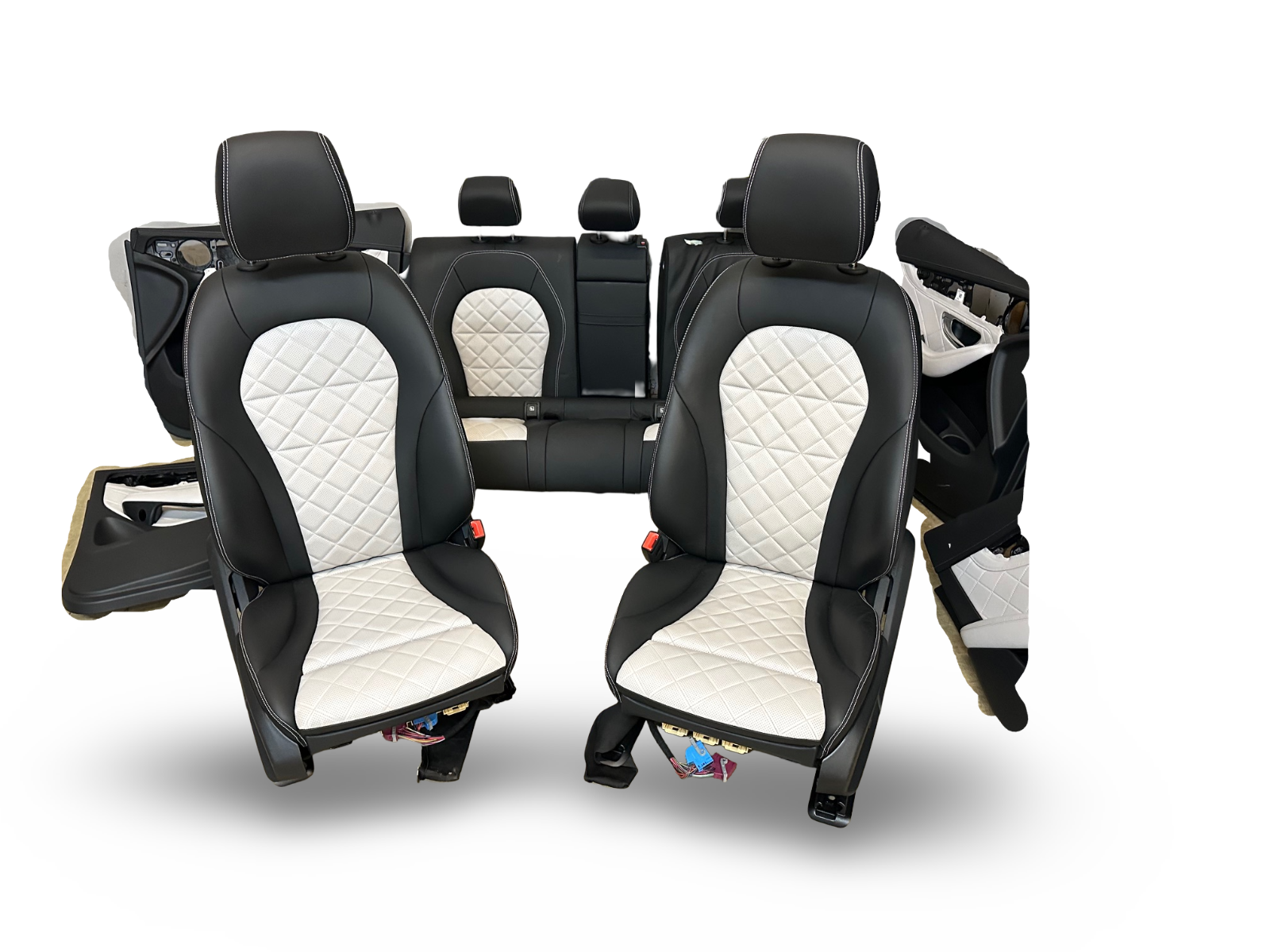 Mercedes GLC 253 Suv Designo Innenausstattung Sitze Leder schwarz Beige Memory