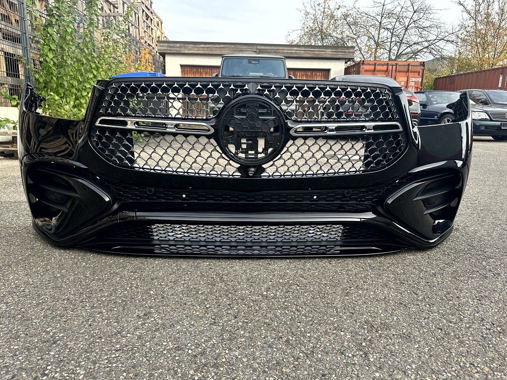 A1678850010 Mercedes GLE 167 Facelift AMG Stoßstange vorne Obsidianschwarz – Bild 3