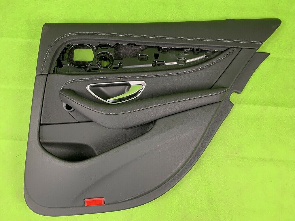 Original Mercedes E-Klasse W213 Türverkleidung hinten rechts Leder schwarz