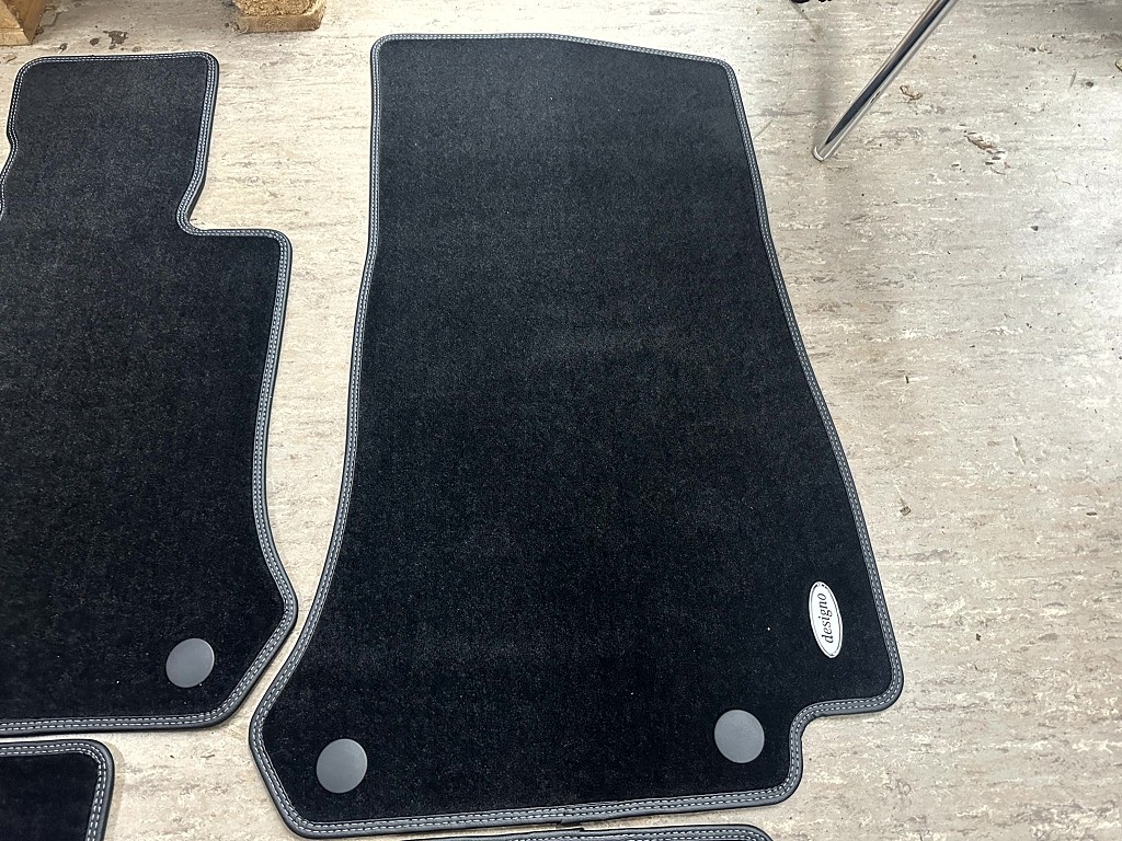 A2536802902 Original Mercedes GLC 253 Designo Fussmatten Satz schwarz NEU – Bild 5