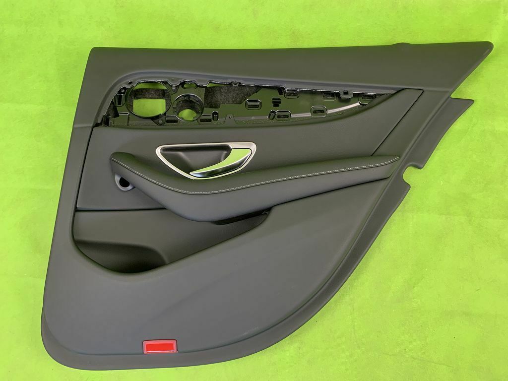 Mercedes E-Klasse W213 Türverkleidung hinten rechts Leder schwarz Naht einfach