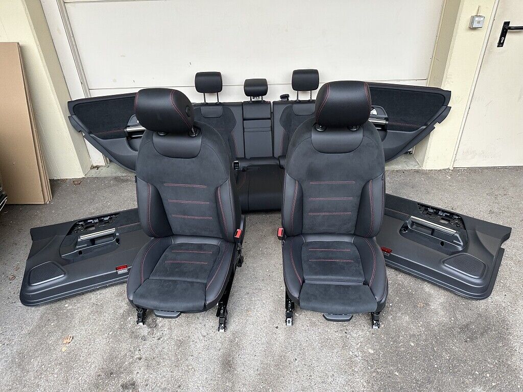 Mercedes B-Klasse 247 Sitze Innenausstattung Memory schwarz rote Naht
