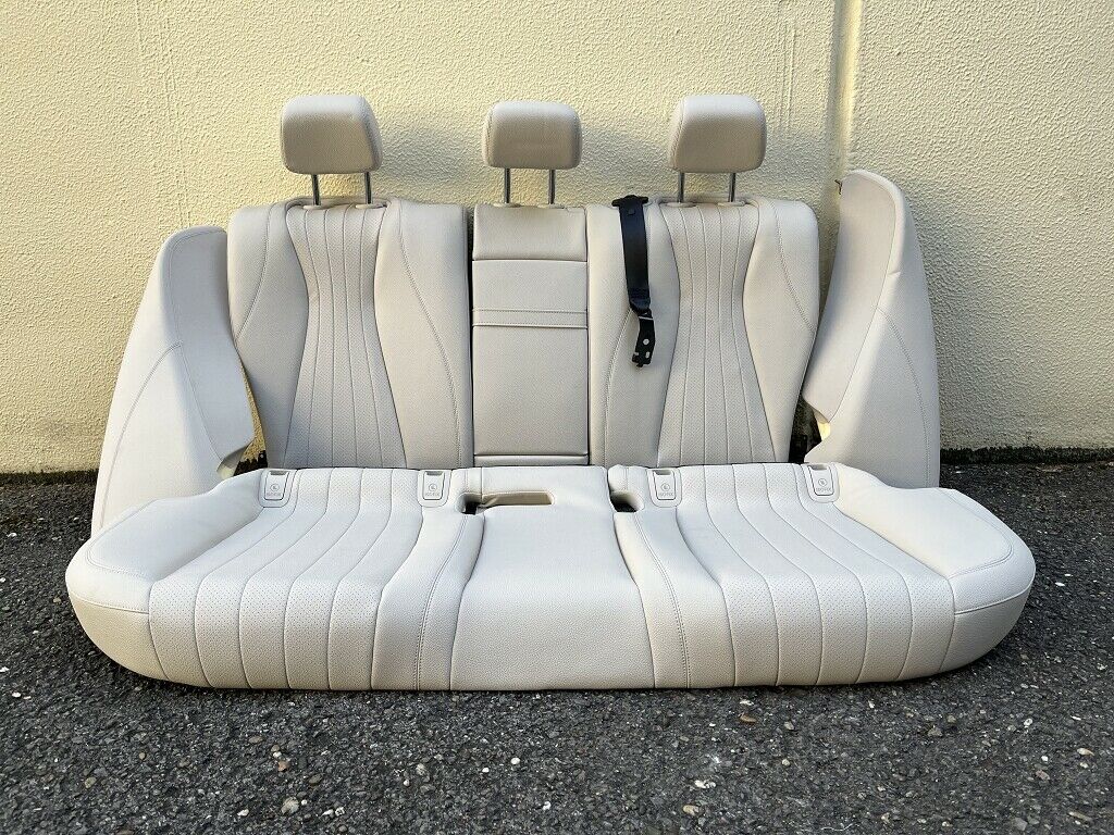 Mercedes E-Klasse W213 Limo Rücksitzbank Lehne hinten beige