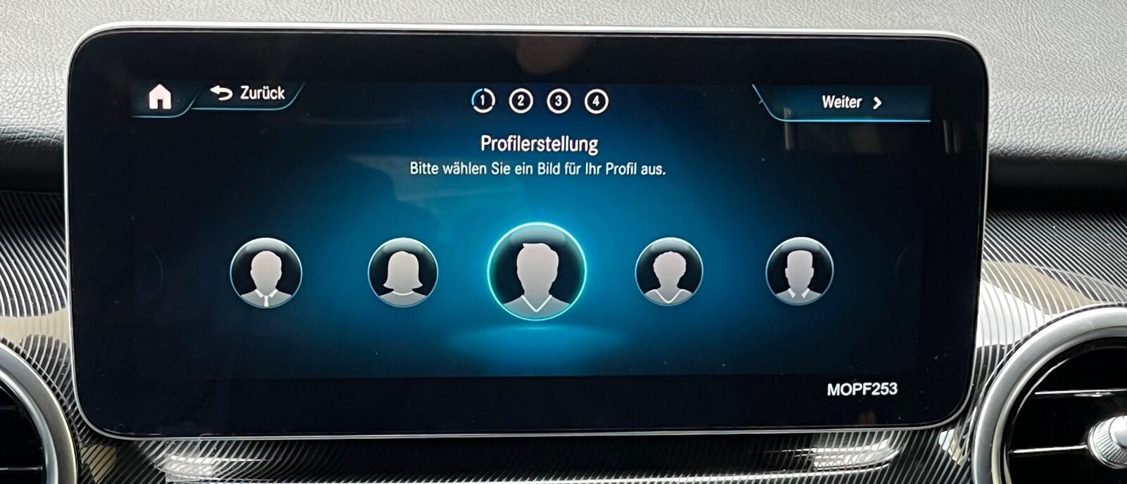 Mercedes V-Klasse 447 MBUX großes Display Nachrüstung Einbau NUR FÜR FACELIFT